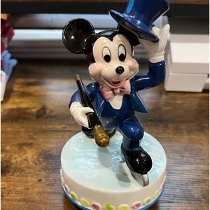 Walt Disney productions Mickey music box figurine